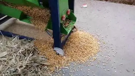 Diesel Engine Corn Thresher Millet Threshing Maize Huller Machine